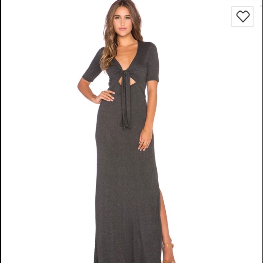 Tie me up revolve blue life grey maxi